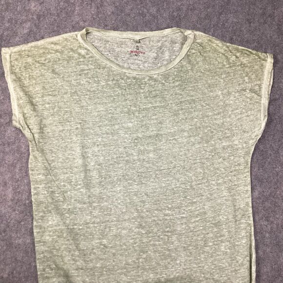 Johnny Was Small Paul & Greta Asymmetrical Hem 100% Linen Tunic Flowy Boho Chic - Picture 10 of 11